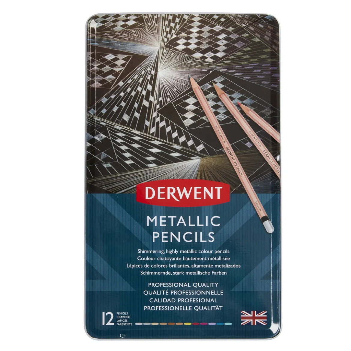 Derwent Metallic 12 farger