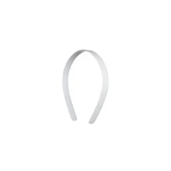 Diadem av plast Hvitt 15 mm
