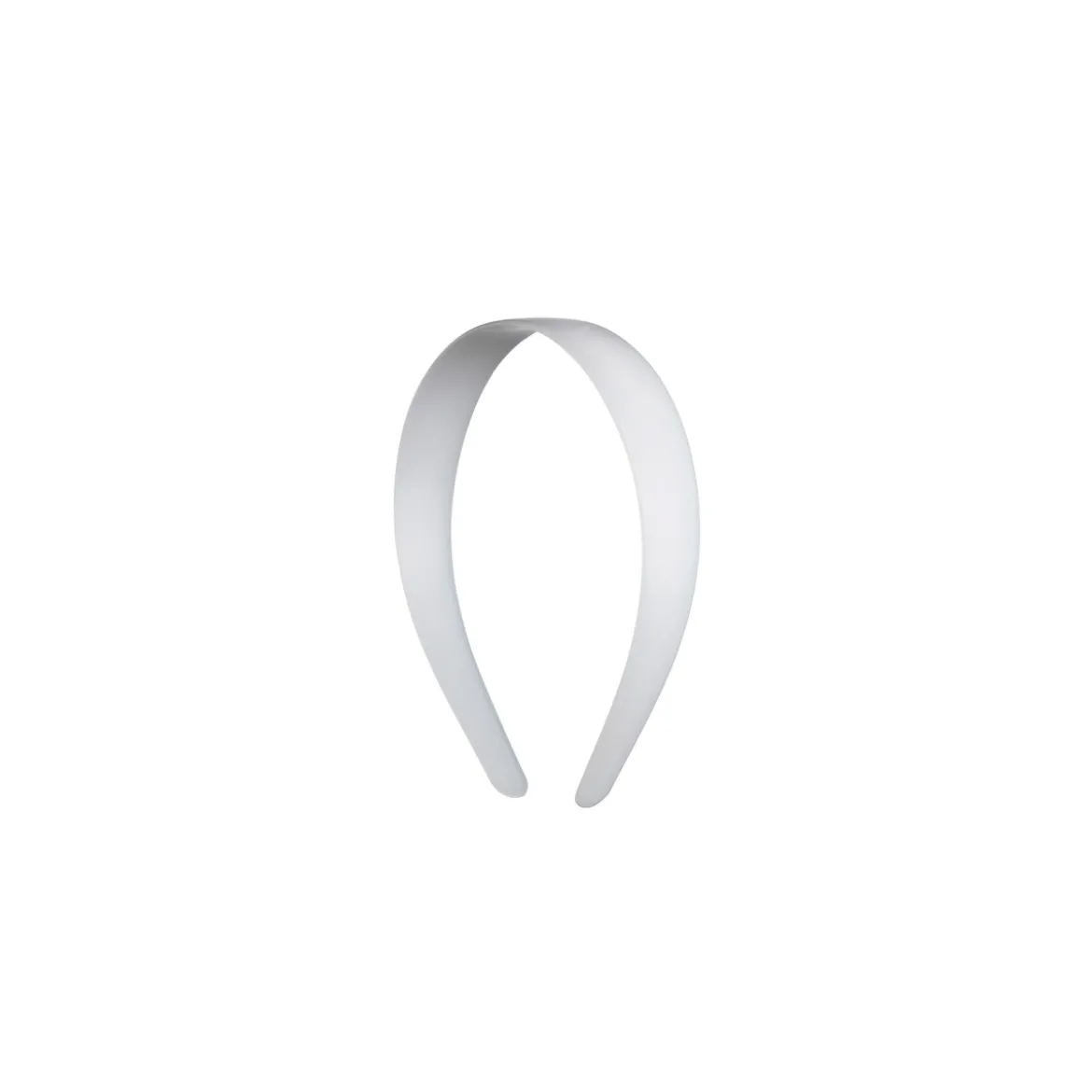 Diadem av plast Hvitt 25 mm