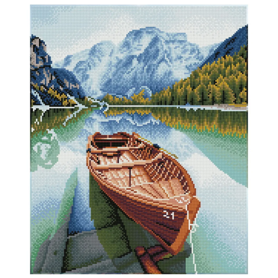 Diamond Dotz Fjord Travel – diamond painting, 41×51 cm, 26100 dotz