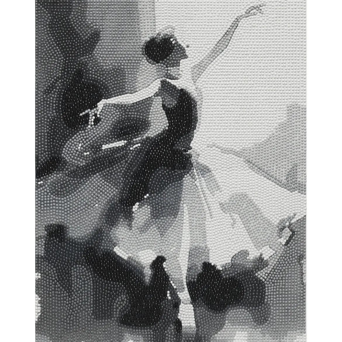 Diamond Painting prima ballerina, 30×40 cm lerret + perler, silikon & pinsett