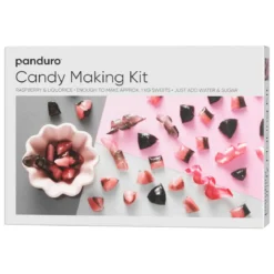 DIY-kit Candy Making Kit, lag drops med smak av bringebær og lakris!