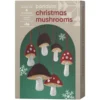 DIY-kit Christmas Mushrooms – sy og lag 6 flotte julesopper av filt. Lengde 6–10 cm