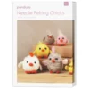 DIY-kitet Needle Felting Chicks – lag 6 påskekyllinger med nålefilting!
