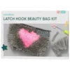 DIY-kit vev en veske med fluffy rye, pyntet med hjerter!