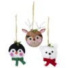 DIY-sett Xmas Felt Buddies