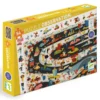 Djeco puslespill Car Rally, barnepuslespill med rallybiler, 54 biter, 61×38 cm
