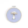DMC Broderisett Prince Mushroom – alt du trenger for å brodere en sopp med 3D-effekt, Ø12,5 cm