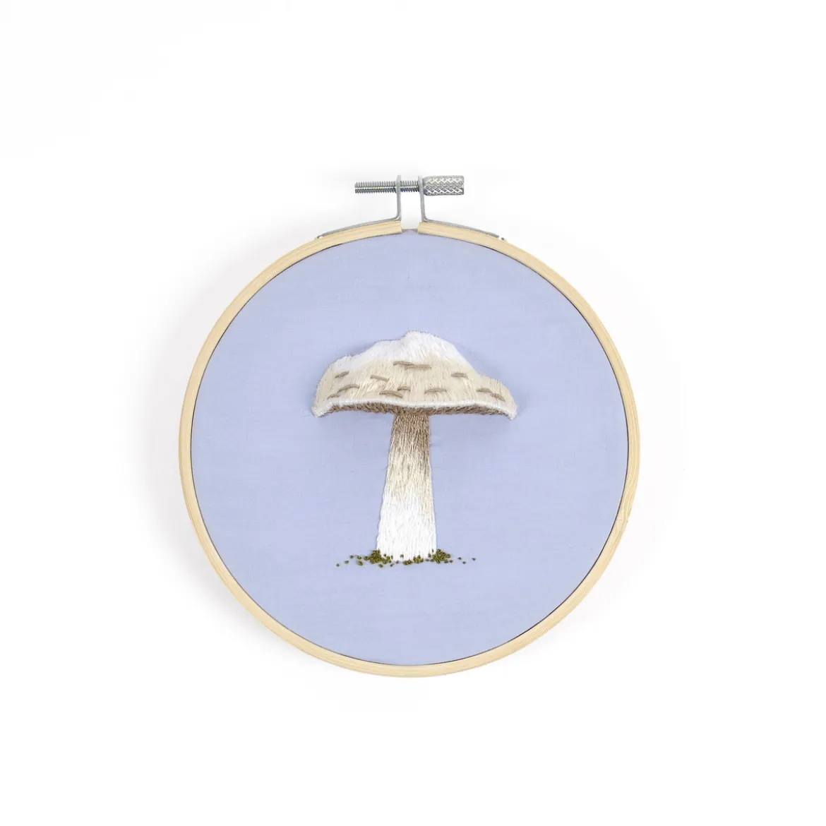 DMC Broderisett Prince Mushroom – alt du trenger for å brodere en sopp med 3D-effekt, Ø12,5 cm