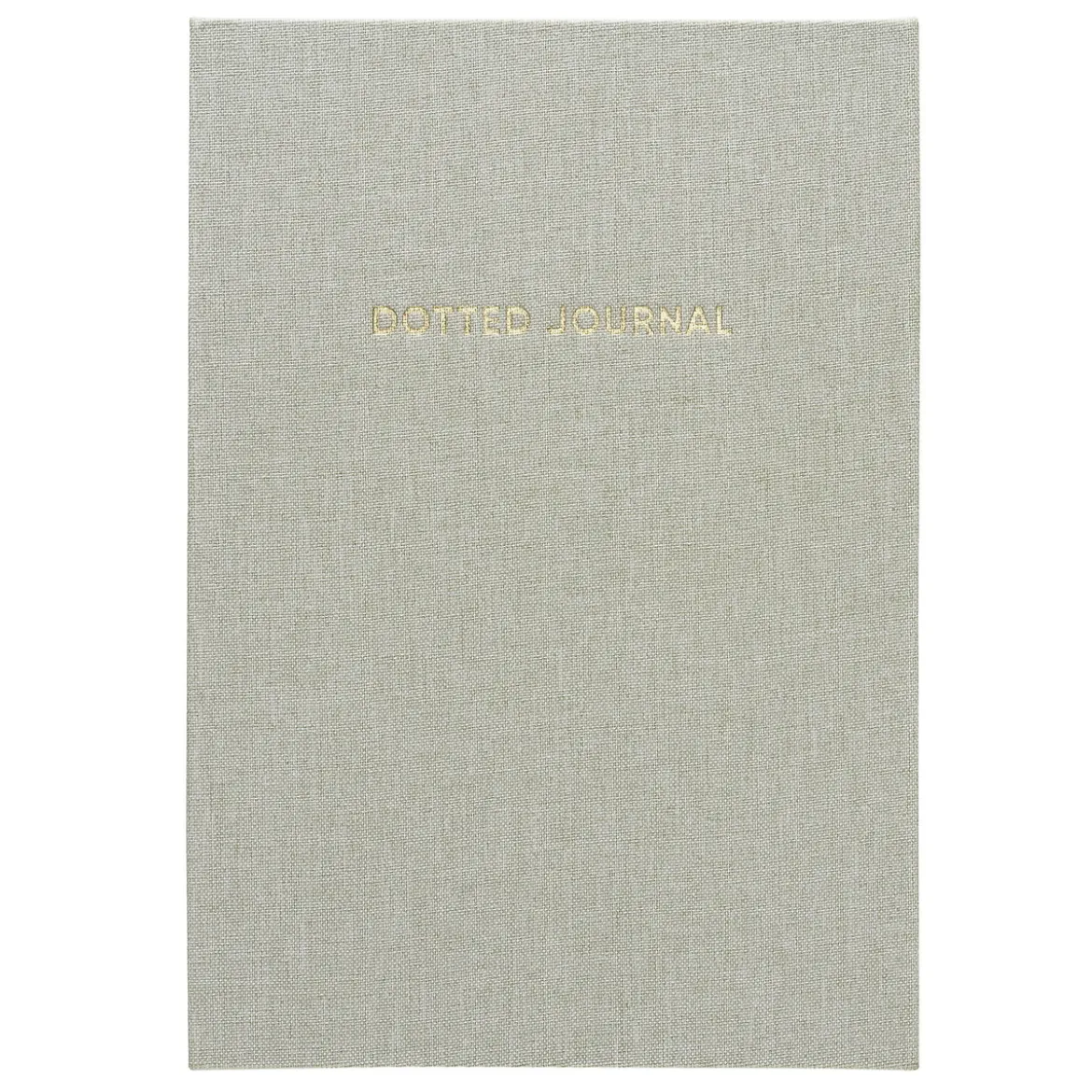 Dotted Journal A5 (148×210 mm) med tøyomslag og åpen rygg, 80 prikkete ark, 100 g/m²