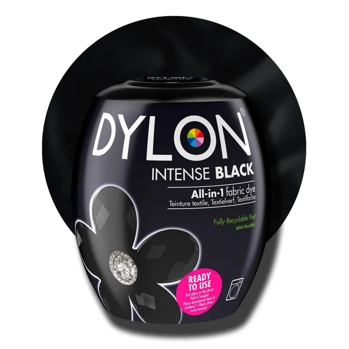 Dylon Pod All-in-1 tekstilfarge – Intense black