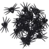 Edderkopper i plast til Halloween, 28 stk. i 3 størrelser – 2×2 / 2,8×3 / 3×4 cm
