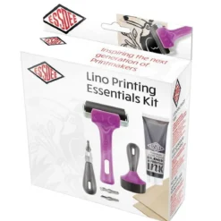 Essdee Lino Printing Essentials Kit, kom i gang med linoleumstrykk og linoleumssnitt