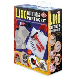 Essdee Lino Printing Kit, sett med absolutt alt til linoleumstrykk og linoleumssnitt!