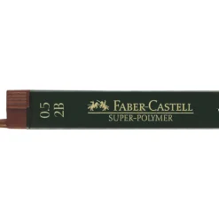 Faber-Castell blyantstift refill – 0,5 mm 2B. Inneholder 12 stifter.