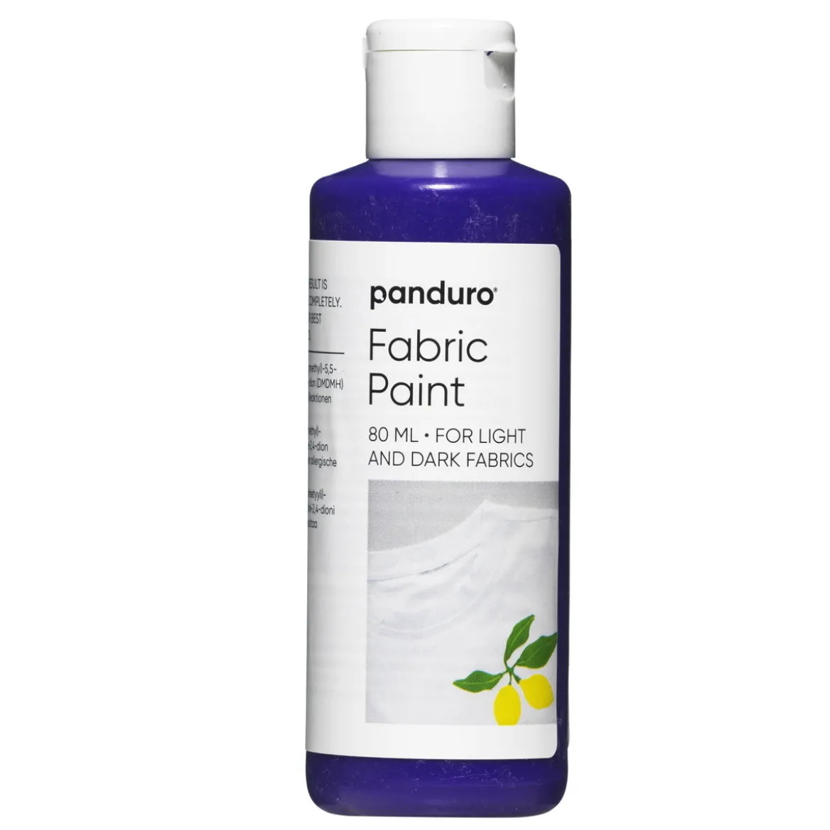 Fabric paint 80 ml – lilla tekstilfarge for både lyse og mørke tekstiler