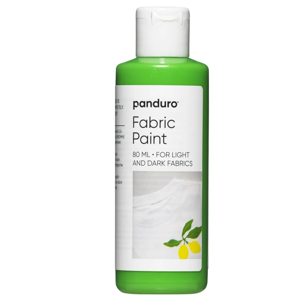 Fabric paint 80 ml – lysegrønn tekstilfarge for både lyse og mørke tekstiler