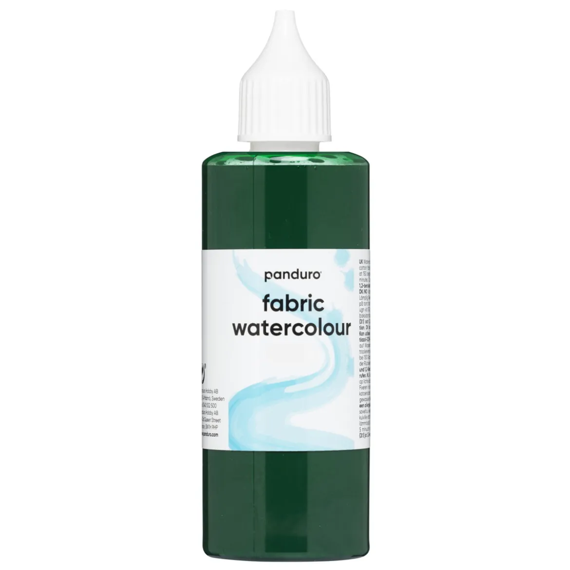 Fabric Watercolour 85 ml – grønn tekstilfarge akvarell