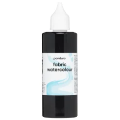 Fabric Watercolour 85 ml – svart tekstilfarge akvarell