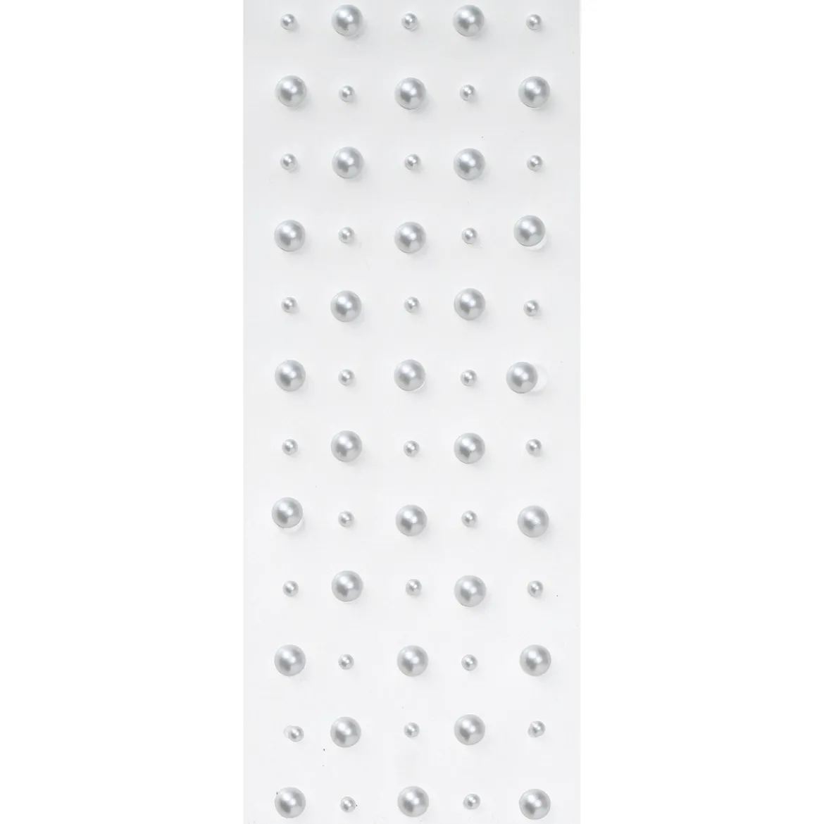 Face Jewels Pearl Dots – 60 perlemorfargede runde ansiktssmykker