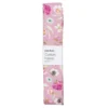 Ferdigklippet stoffstykke 100×70 cm – store blomster på rosa bunn