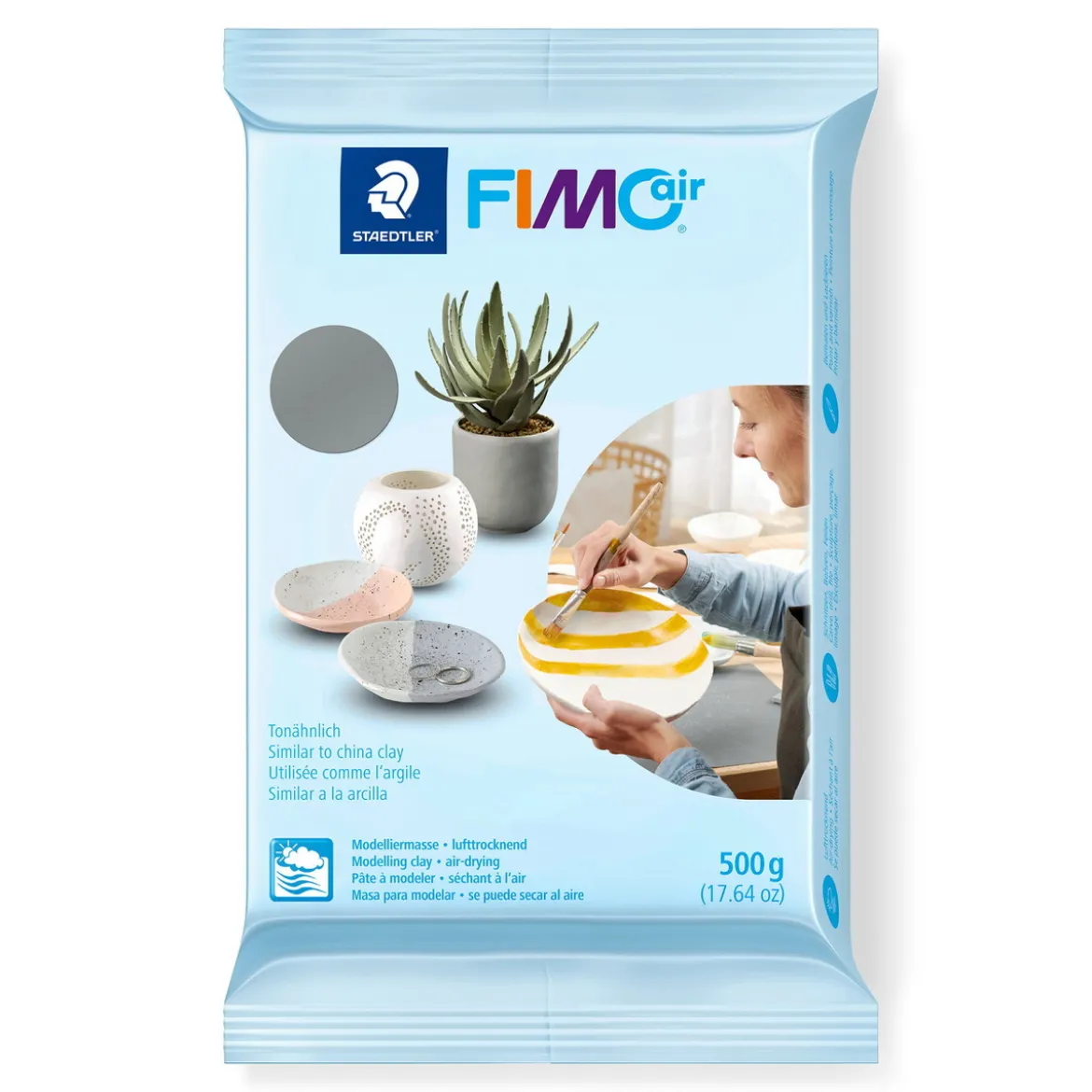 Fimo air modelleire 500 g – grey 80