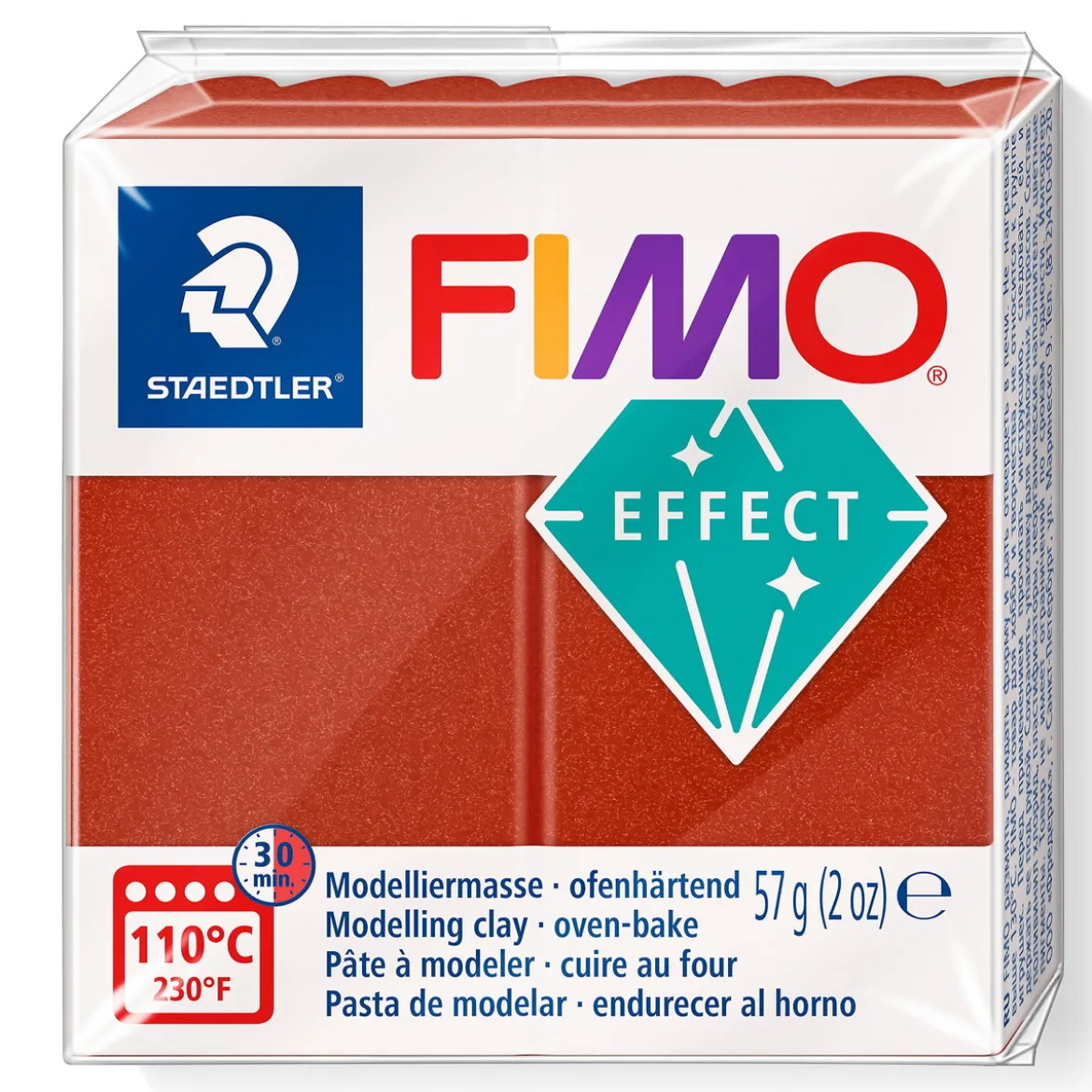 Fimo effect metallic modelleire 57 g – copper 27