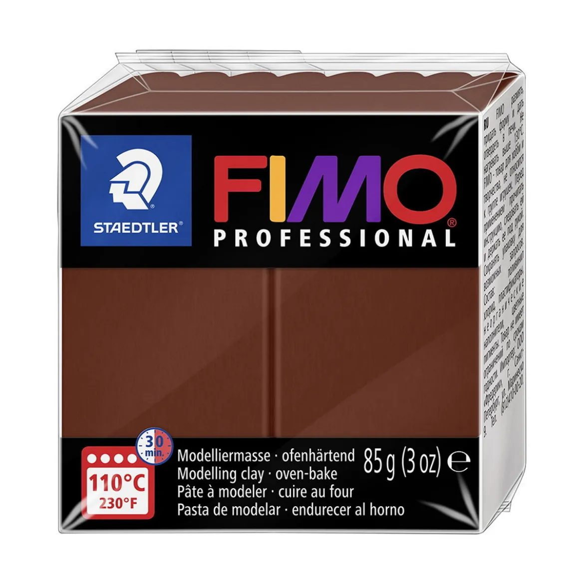 Fimo professional 85 g chocolate – modelleire for fine detaljer