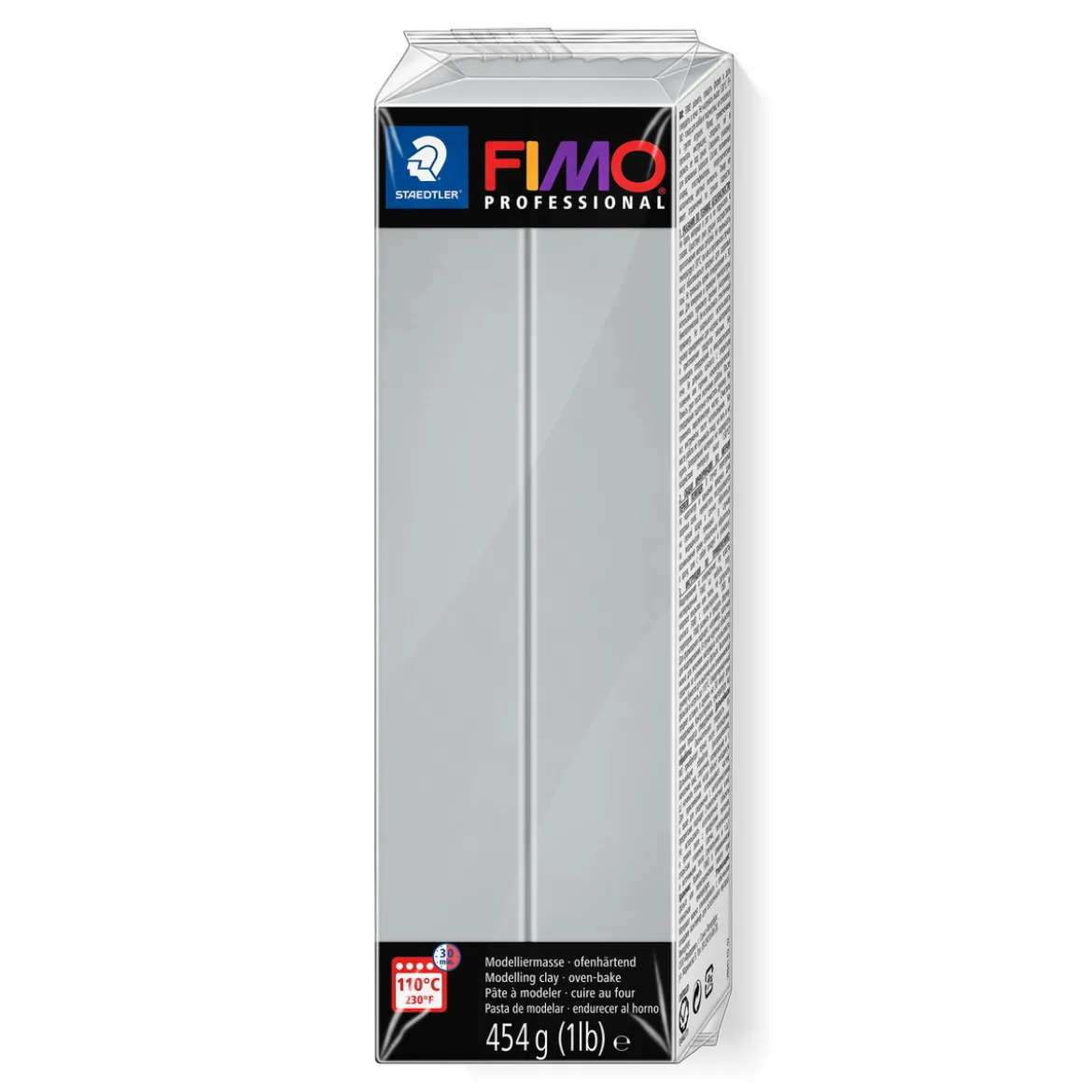 Fimo Professional 454 g grå