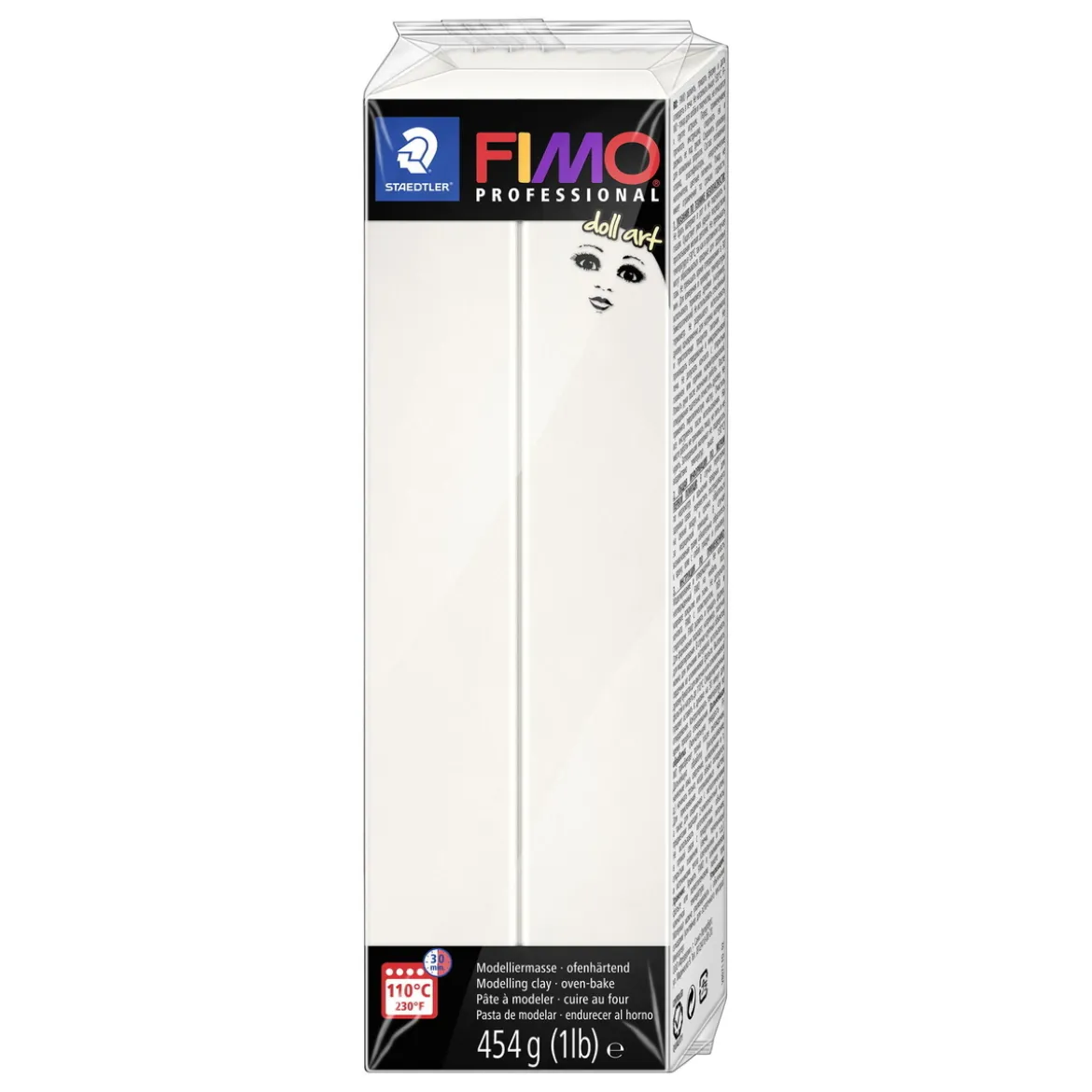 Fimo Professional 454 g porselenshvit – modelleire for fine detaljer