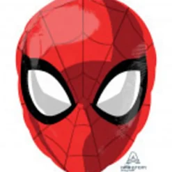 Folieballong 43 cm høy Spidermans ansikt