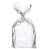 Foliert gavepose stor, transparent 10 stk. Mål: 10×10×30 cm