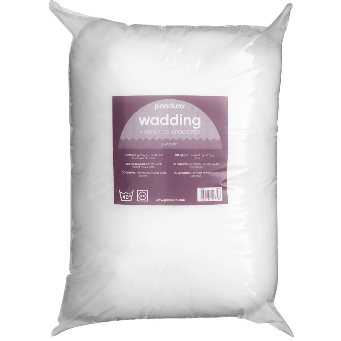 Fyllvatt Hvit ca 450 g