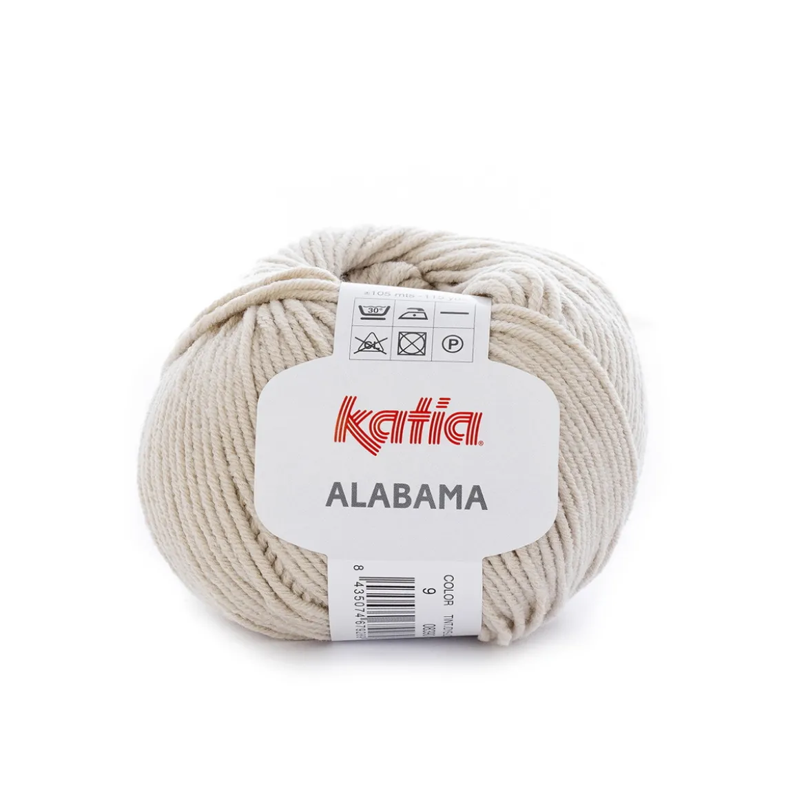 Garn Alabama 50 g lysebeige