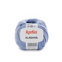 Garn Alabama 50 g lyseblå