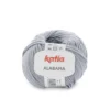 Garn Alabama 50 g mørkegrå