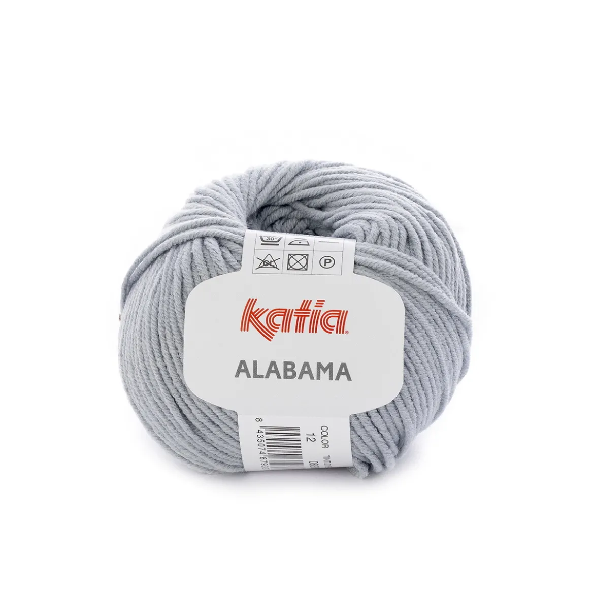 Garn Alabama 50 g mørkegrå