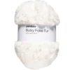 Garn Bulky Faux Fur 250 g creme
