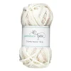 Garn Chunky Acrylic 50 g white to beige multi