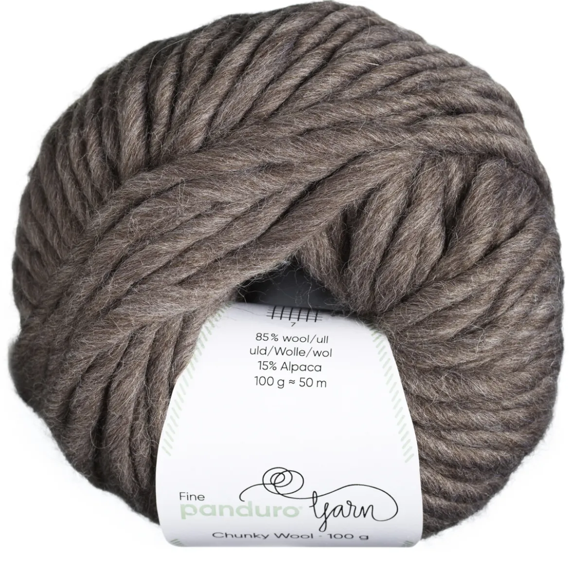 Garn Chunky Wool 100g moldvarp