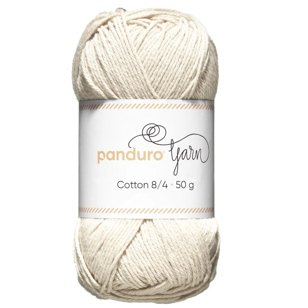 Garn Cotton 8/4 50g Beige