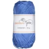 Garn Cotton 8/4 50 g isblå