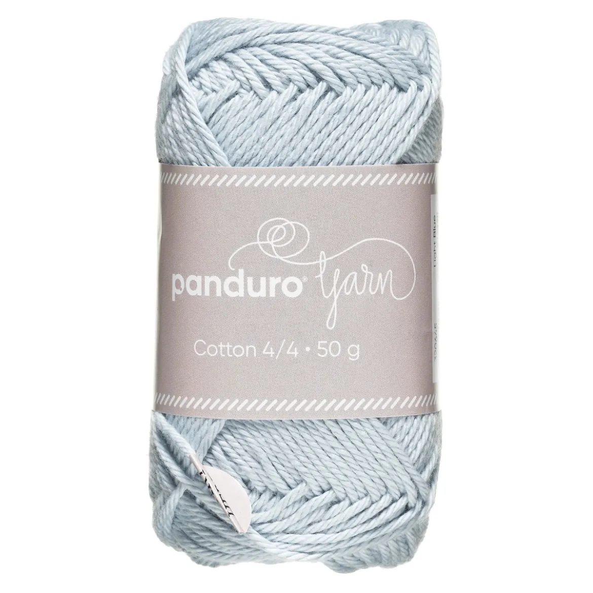 Garn Cotton 4/4 50 g lyseblå