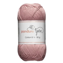 Garn Cotton 8/4 50 g pudderros