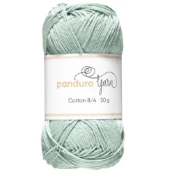 Garn Cotton 8/4 50g Tåkeblå