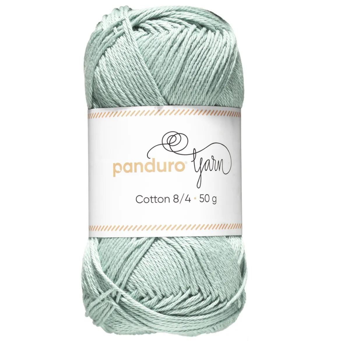 Garn Cotton 8/4 50g Tåkeblå