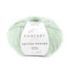 Garn Cotton Merino 50 g lysegrønn 132