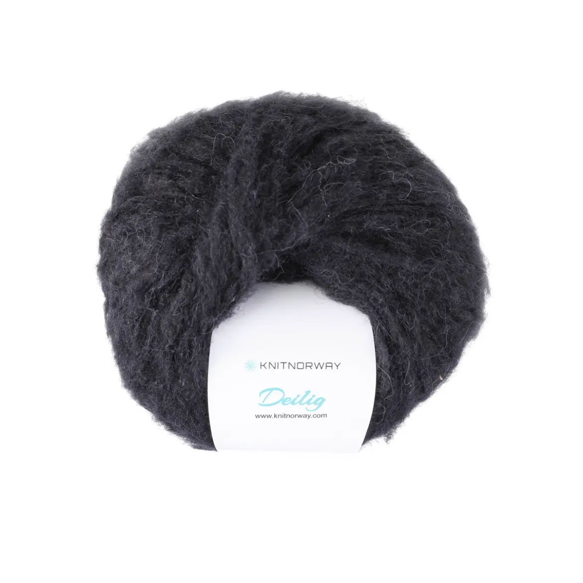 Garn Deilig 50 g black – colour 30