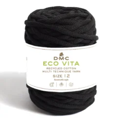 Garn DMC Eco Vita 12 250 g – svart 02