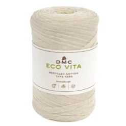 Garn DMC Eco Vita Tape Yarn båndgarn 250 g beige